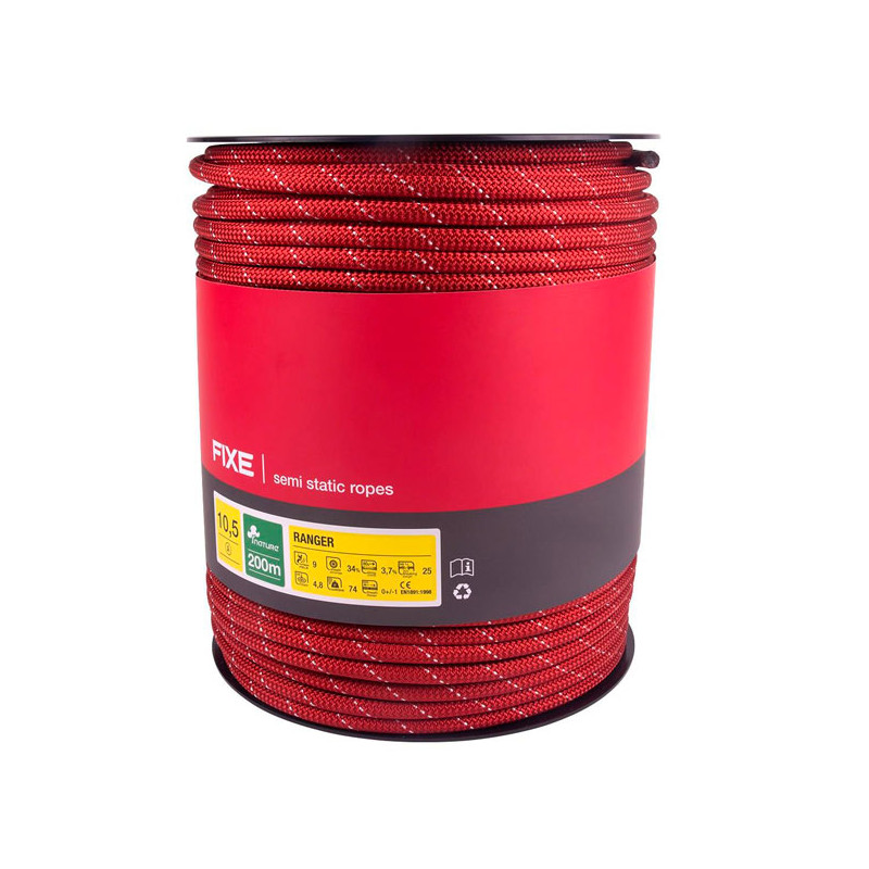 Fixe Cuerda Ranger 10,5mm 100m Roja