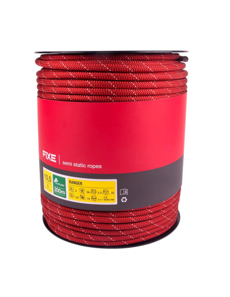 Fixe Cuerda Ranger 10,5mm 100m Roja