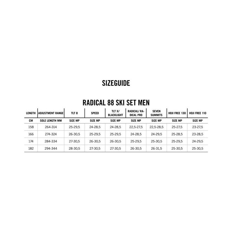Dynafit Radical 88 Ski Set