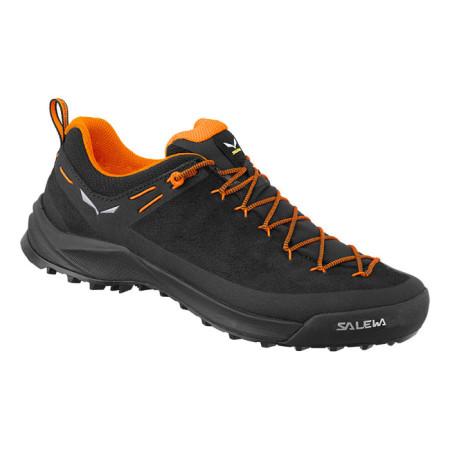 Wanderschuhe Salewa WILDFIRE LEATHER Black/Fluo Orange
