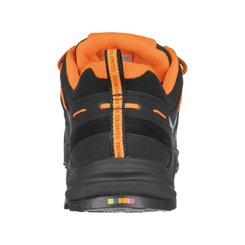 Tenisky Salewa WILDFIRE LEATHER Black/Fluo Orange