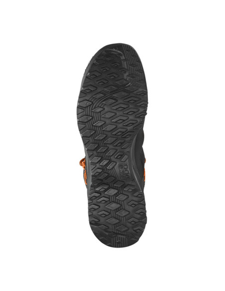 Chaussures de randonnée Salewa WILDFIRE LEATHER Black/Fluo Orange