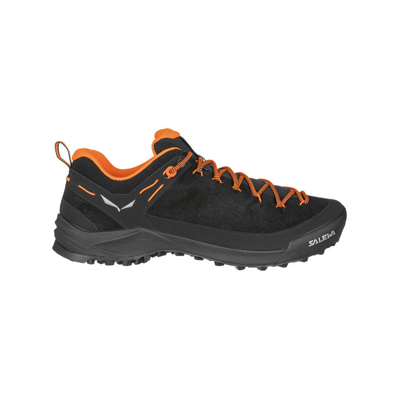 Cipők Salewa WILDFIRE LEATHER Black/Fluo Orange