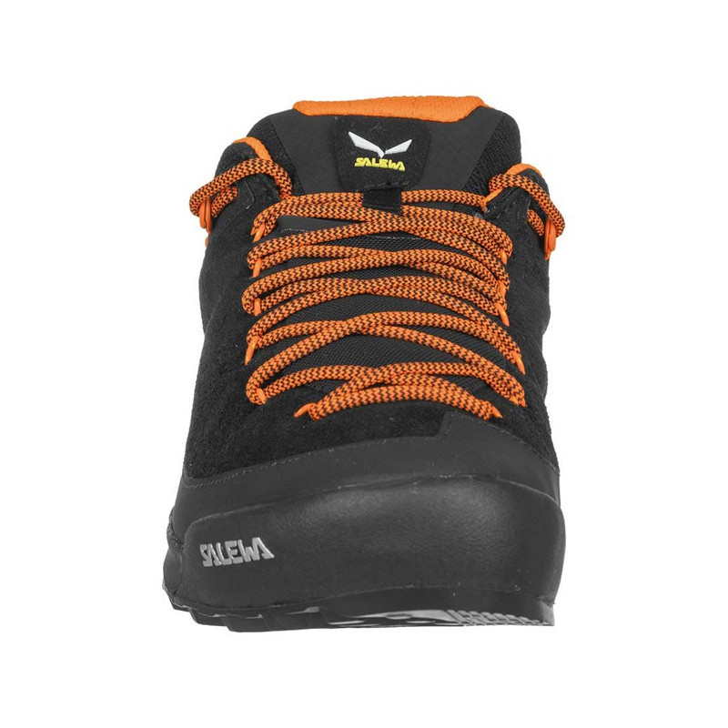 Tenisky Salewa WILDFIRE LEATHER Black/Fluo Orange
