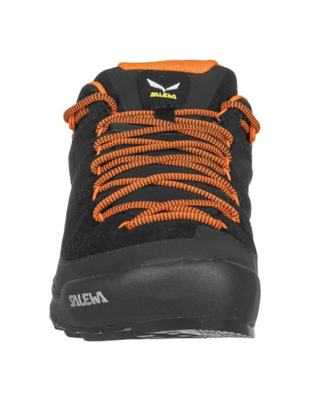 Cipők Salewa WILDFIRE LEATHER Black/Fluo Orange
