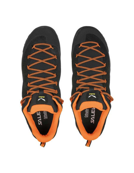 Superge Salewa WILDFIRE LEATHER Black/Fluo Orange