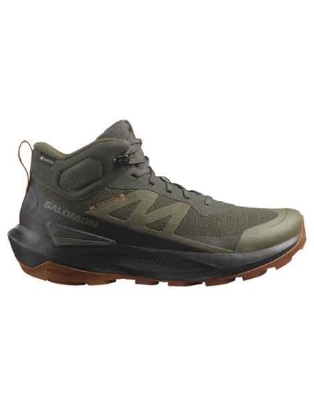 Vandringsskor Salomon Elixir Activ Mid GTX Peat/Black/C