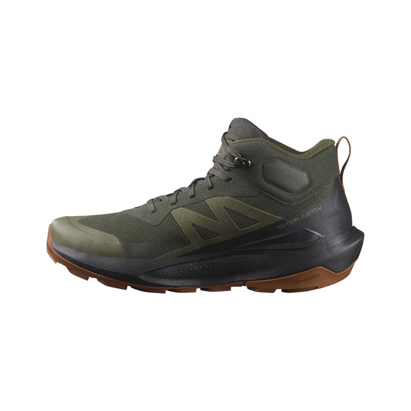 Wandelschoenen Salomon Elixir Activ Mid GTX Peat/Black/C