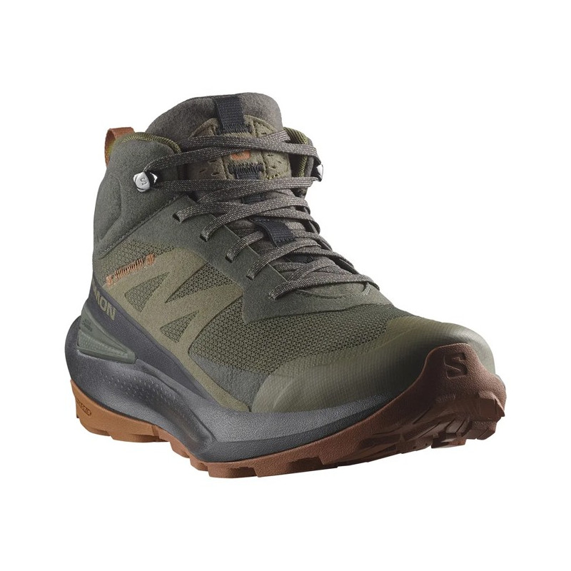 Sapatos de caminhada Salomon Elixir Activ Mid GTX Peat/Black/C