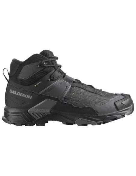 Stiefel Salomon X ULTRA 5 MID WIDE GTX Black/Asph