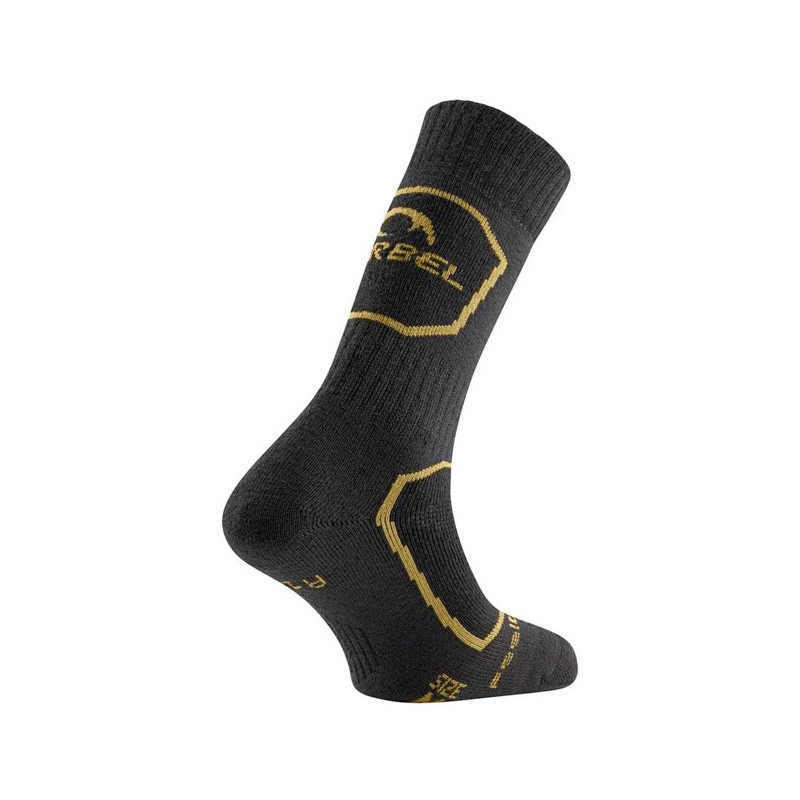 Chaussettes Lurbel Everest five Xtrem dark grey/mustard