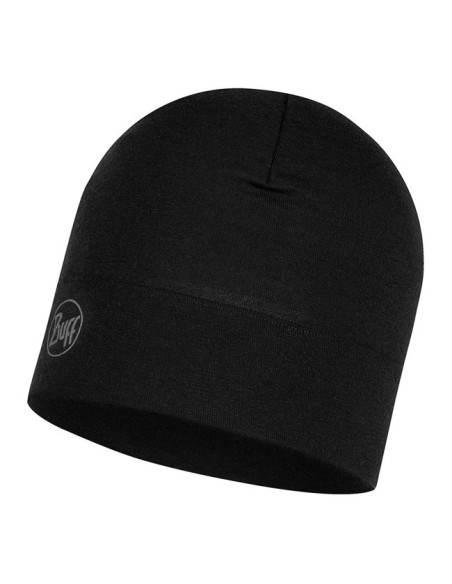Čiapka Buff MW MERINO WOOL SOLID BLACK