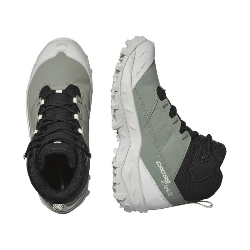 Salomon SHOES CROSSTRAK WP W Agv Gr/Black/Canar