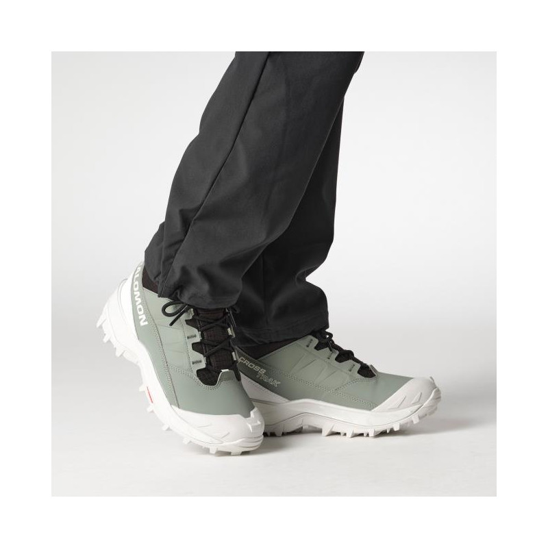 Salomon SHOES CROSSTRAK WP W Agv Gr/Black/Canar