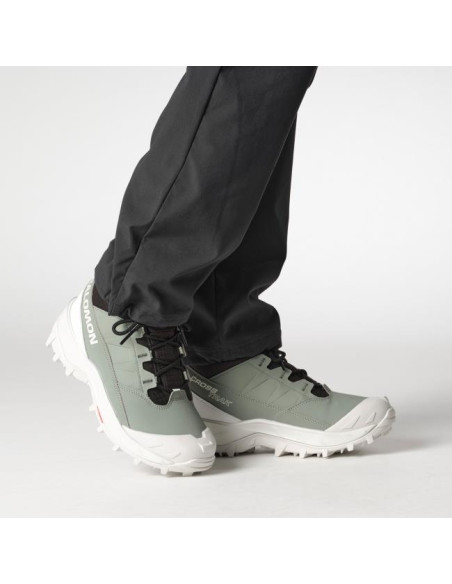 Salomon SHOES CROSSTRAK WP W Agv Gr/Black/Canar