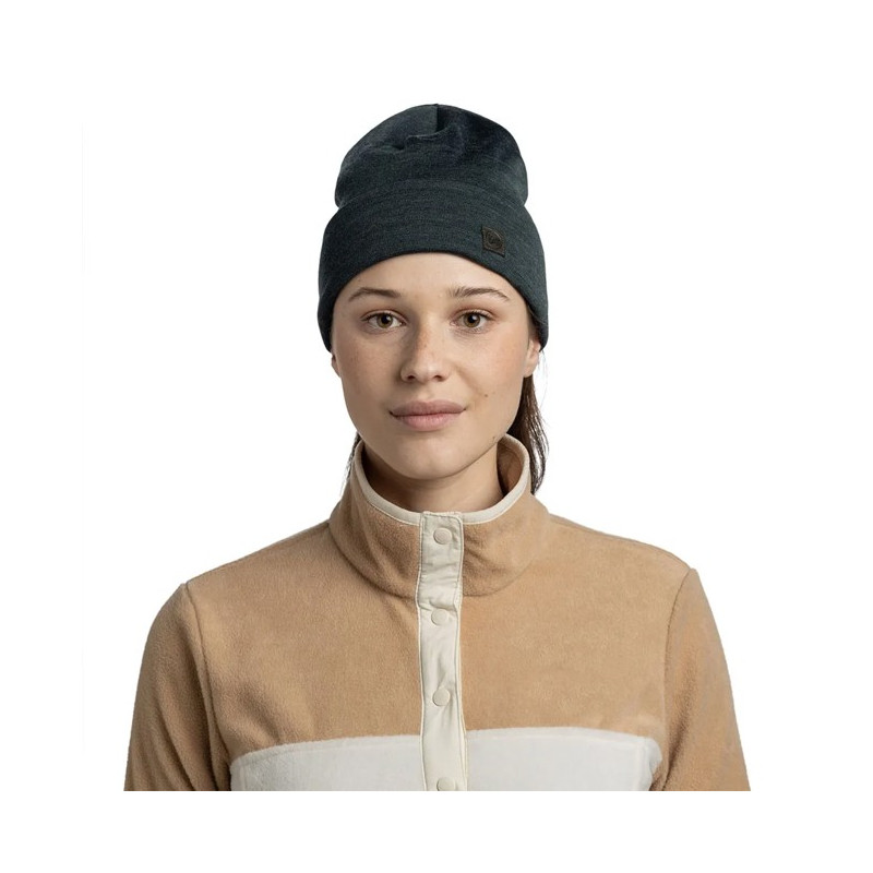 Čiapka Buff MERINO HEAVYWEIGHT Solid Forest