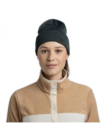 Klobouk Buff MERINO HEAVYWEIGHT Solid Forest