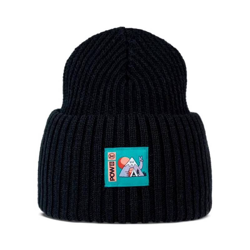 Buff KNITTED HAT Pow Rutger Black