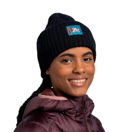 Buff KNITTED HAT Pow Rutger Black 2