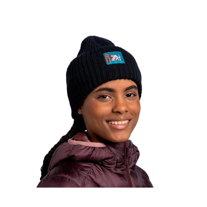 Buff KNITTED HAT Pow Rutger Black