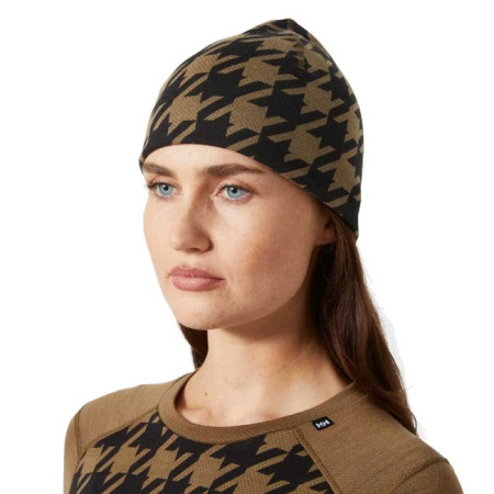 Bonnet Helly Hansen LIFA MERINO Sepia Houndstooth 2