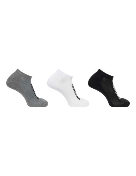 Strumpor Salomon Socks EVERYDAY LOW 3X BLACK/WHITE/MED GREY ME