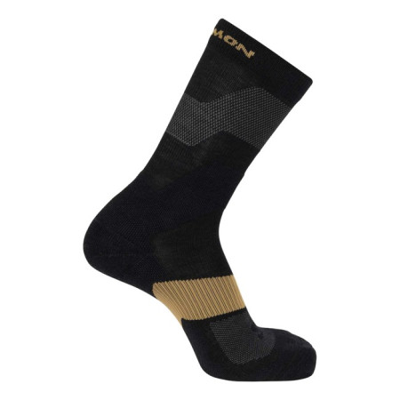 Sukat Salomon Socks X ULTRA CREW BLACK/Kelp