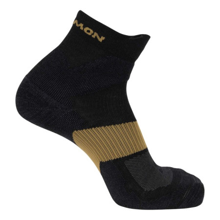 Sukat Salomon Socks X ULTRA QUARTER BLACK/Kelp/