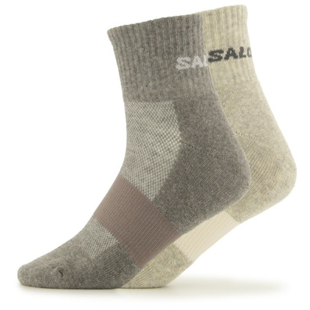 Sukat Salomon Socks EVASION ANKLE 2X Light Grey/HEATHER MED