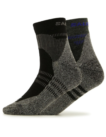 Kojinės Salomon Socks ULTRA ACCESS QUARTER X Anthracite/BLA