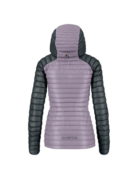 Veste Karpos ALAGNA DOWN W Lavender/Woodl.Gray