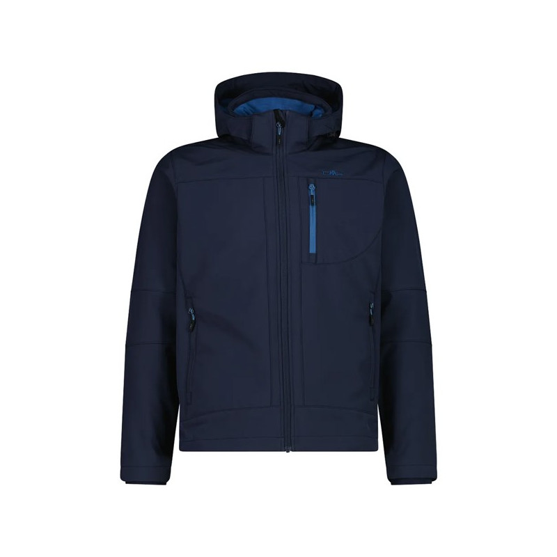 Jakke Cmp MAN ZIP HOOD BBlueblu