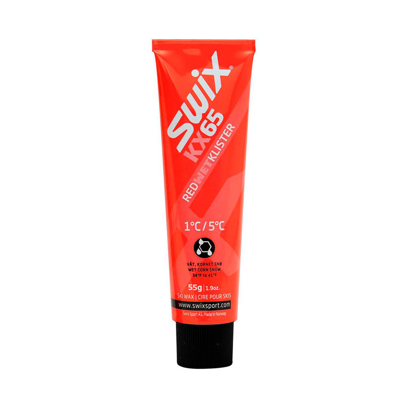 Swix KX65 Red Klister, 1C to 5C