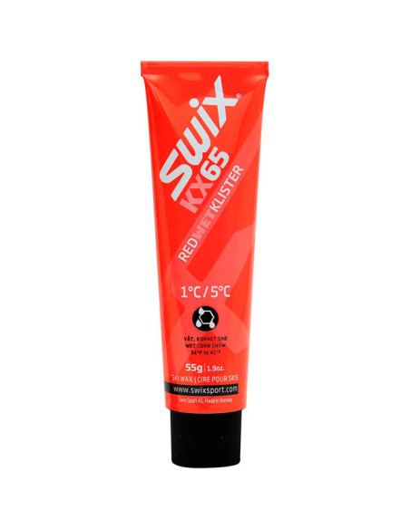 Swix KX65 Red Klister, 1C to 5C