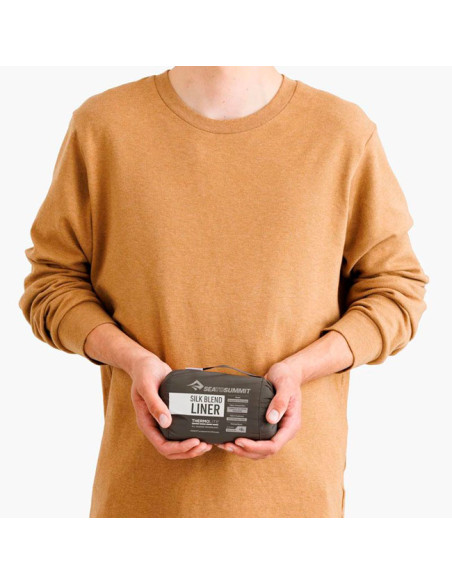 Sea To Summit Sábana Seda Rectangular Funda Almohada