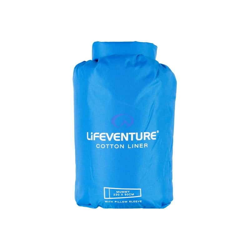 Lifeventure Cotton Sleeper Mummy 220x90 cm