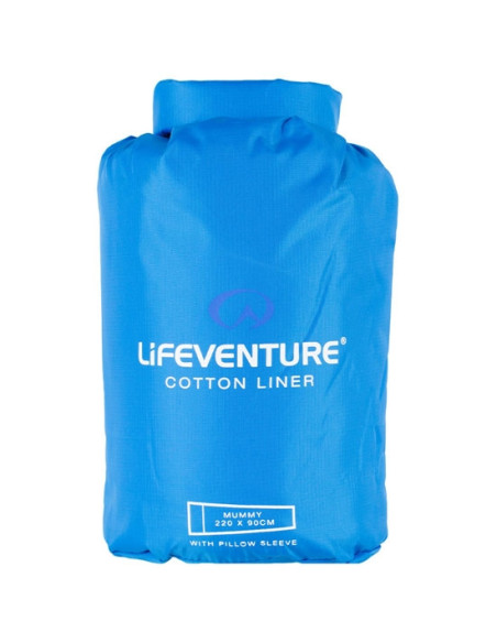 Lifeventure Cotton Sleeper Mummy 220x90 cm
