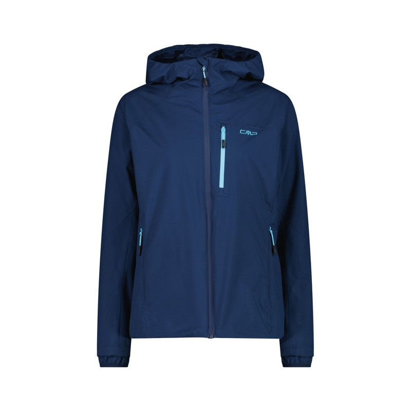 Bunda Cmp WOMAN FIX HOOD Blue Ink