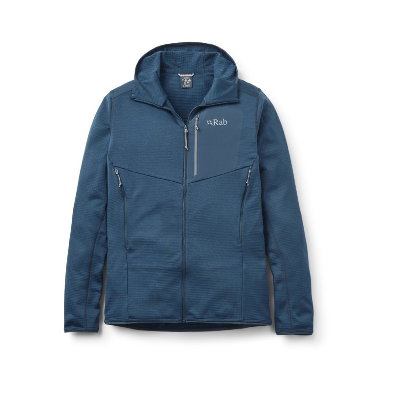 Fleece Rab ASCENDOR HOODY Tempest Blue