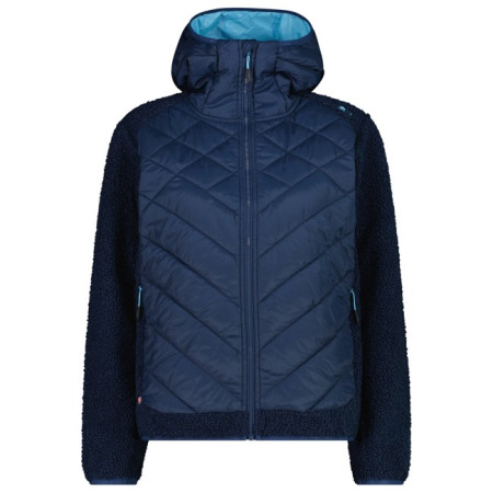 Striukė Cmp WOMAN HYBRID FIX HOOD Blue Ink