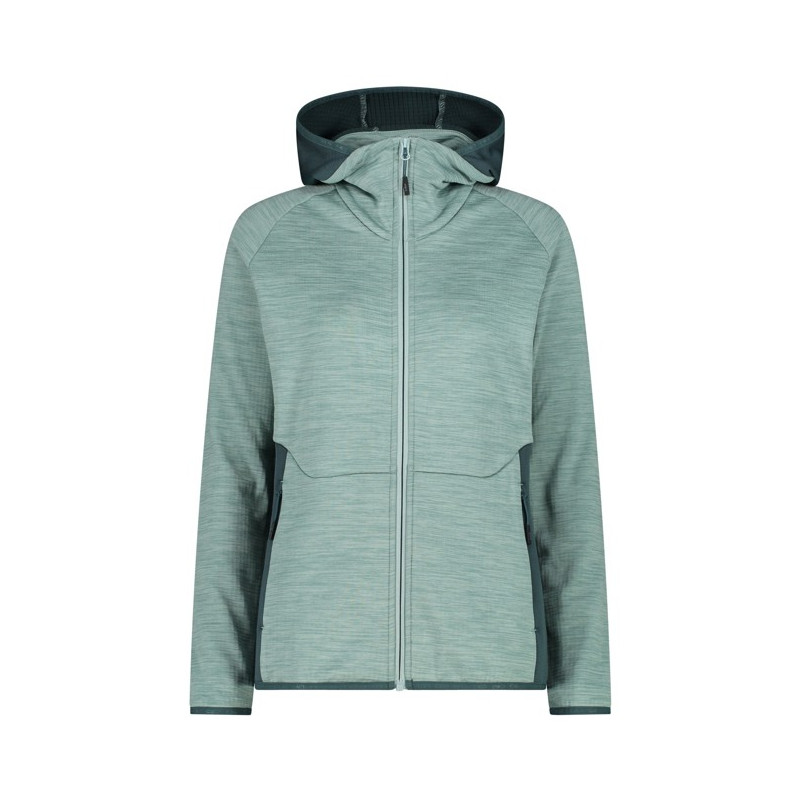 Polar Cmp WOMAN FIX HOOD Jade Mel