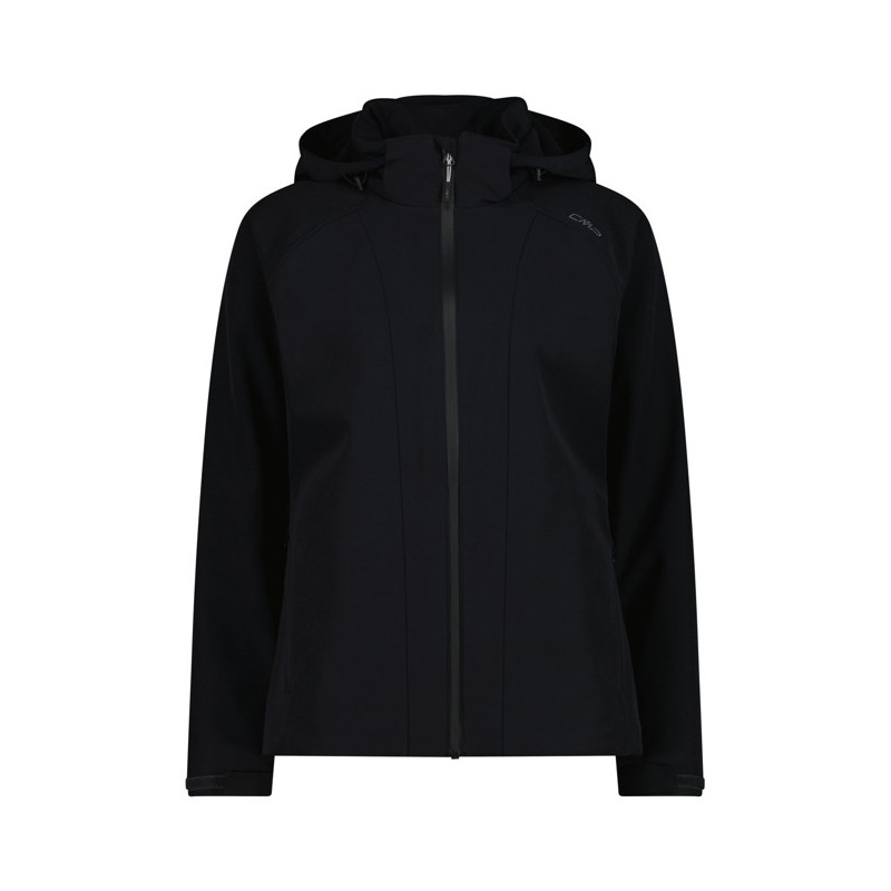 Casaco Cmp WOMAN ZIP HOOD Antracite