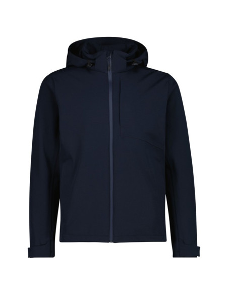 Jakke Cmp MAN ZIP HOOD Black Blue
