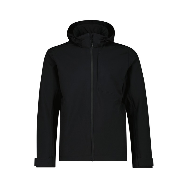 Jakna Cmp MAN ZIP HOOD Nero