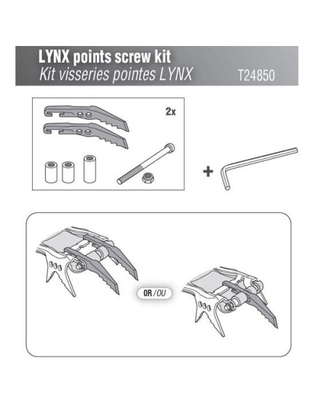 Petzl Kit Delanteros x 2 para Lynx