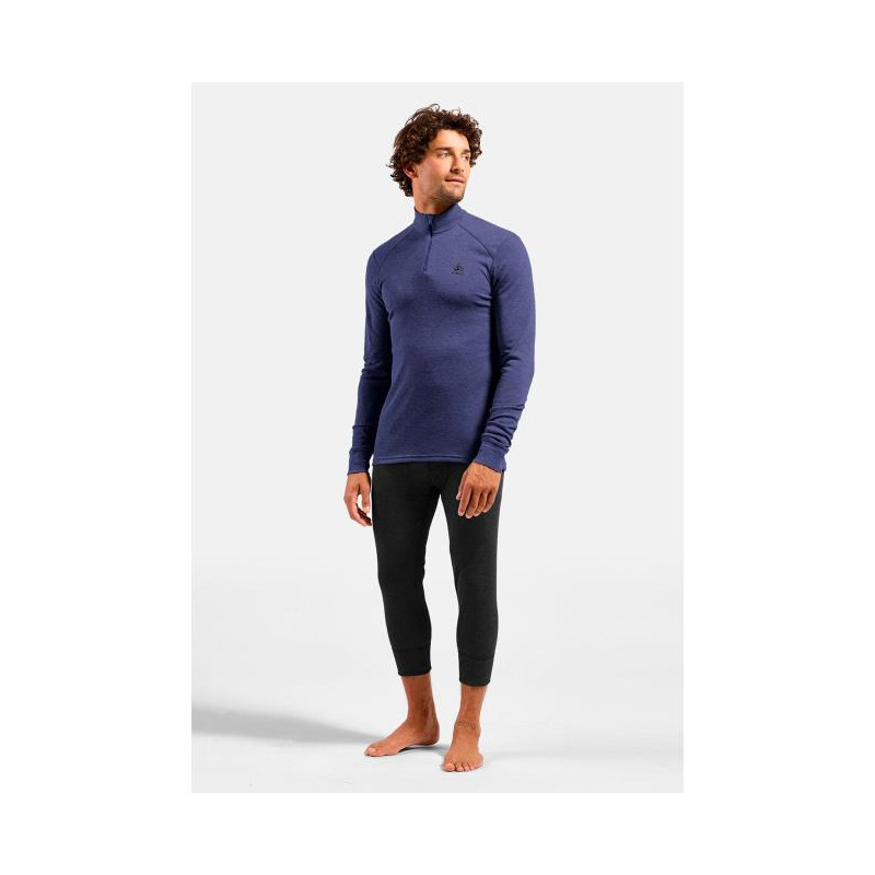 Odlo Active Warm Eco Bl Top Turtle Neck L/S Half Zip