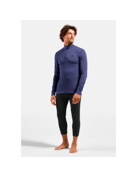 Odlo Active Warm Eco Bl Top Turtle Neck L/S Half Zip