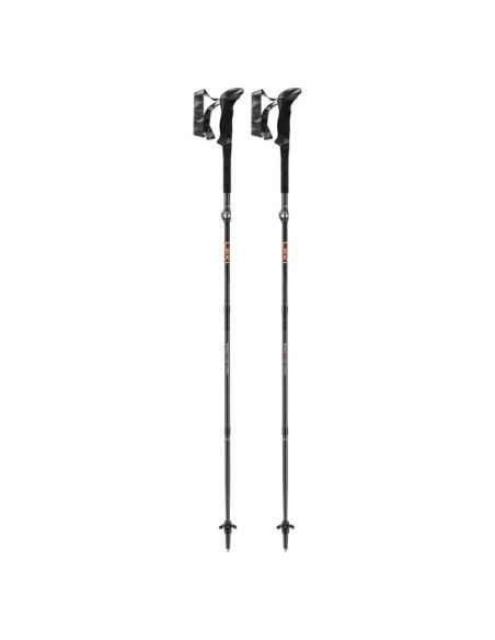 Palice Leki FX.ONE CARBON Blk-NatCarb-Orange