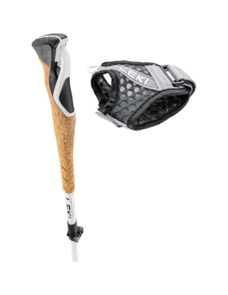 Stave Leki CROSS TRAIL FX SUPERLITE White-Envy-Blk