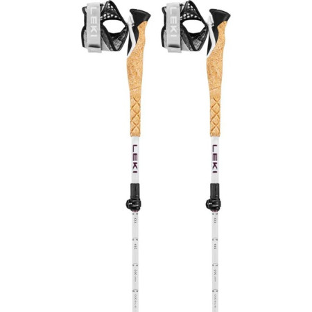 Bâtons Leki CROSS TRAIL FX SUPERLITE COMP WHT-FE-Blk